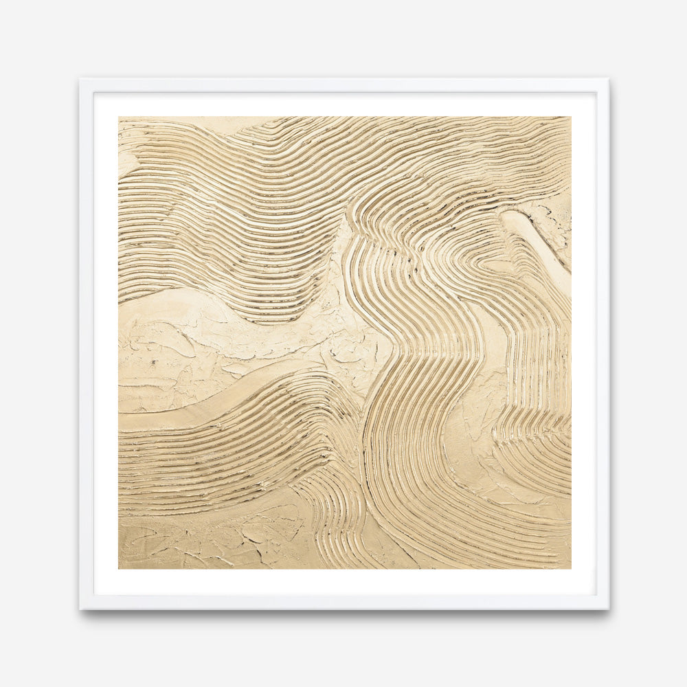 Metallic - Champagne (Square) Art Print