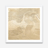 Metallic - Champagne (Square) Art Print
