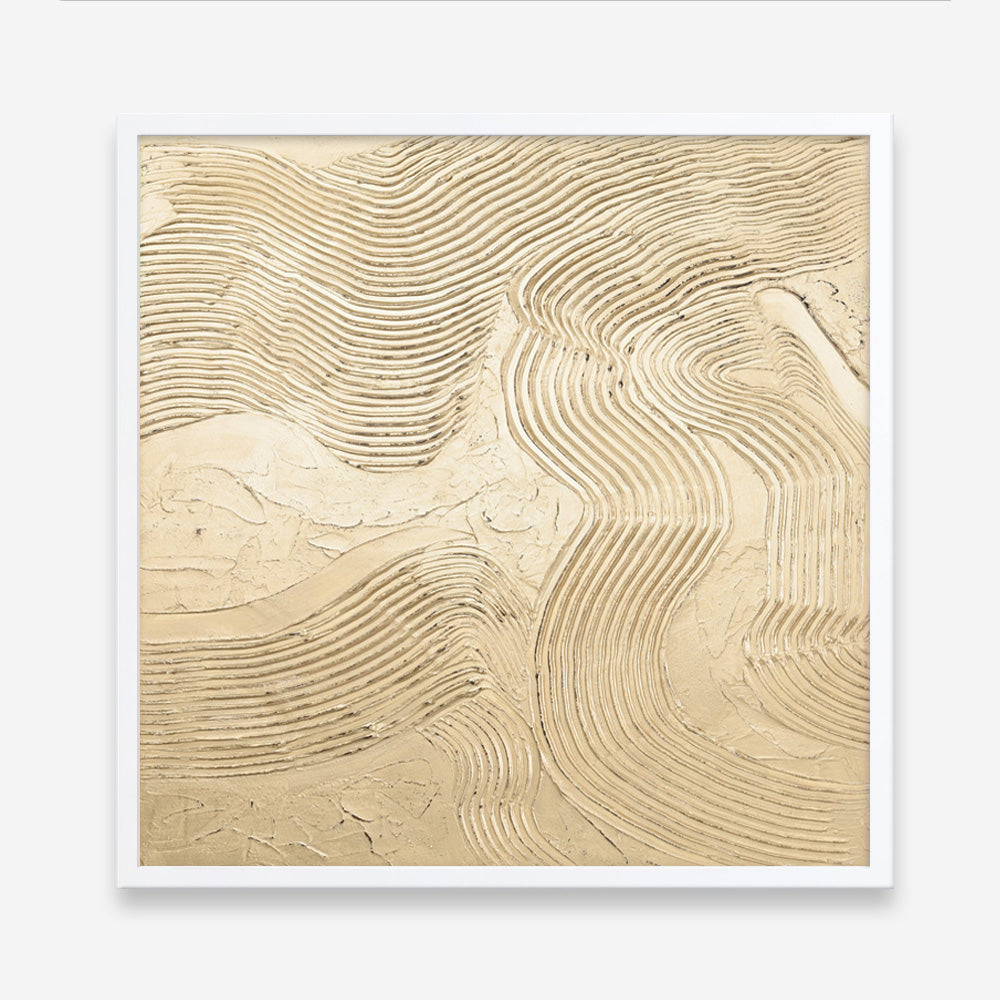 Metallic - Champagne (Square) Art Print