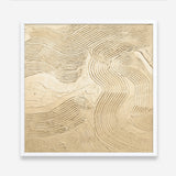 Metallic - Champagne (Square) Art Print