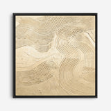 Metallic - Champagne (Square) Canvas Print
