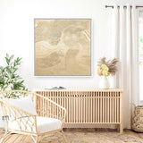 Metallic - Champagne (Square) Canvas Print