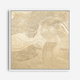 Metallic - Champagne (Square) Canvas Print
