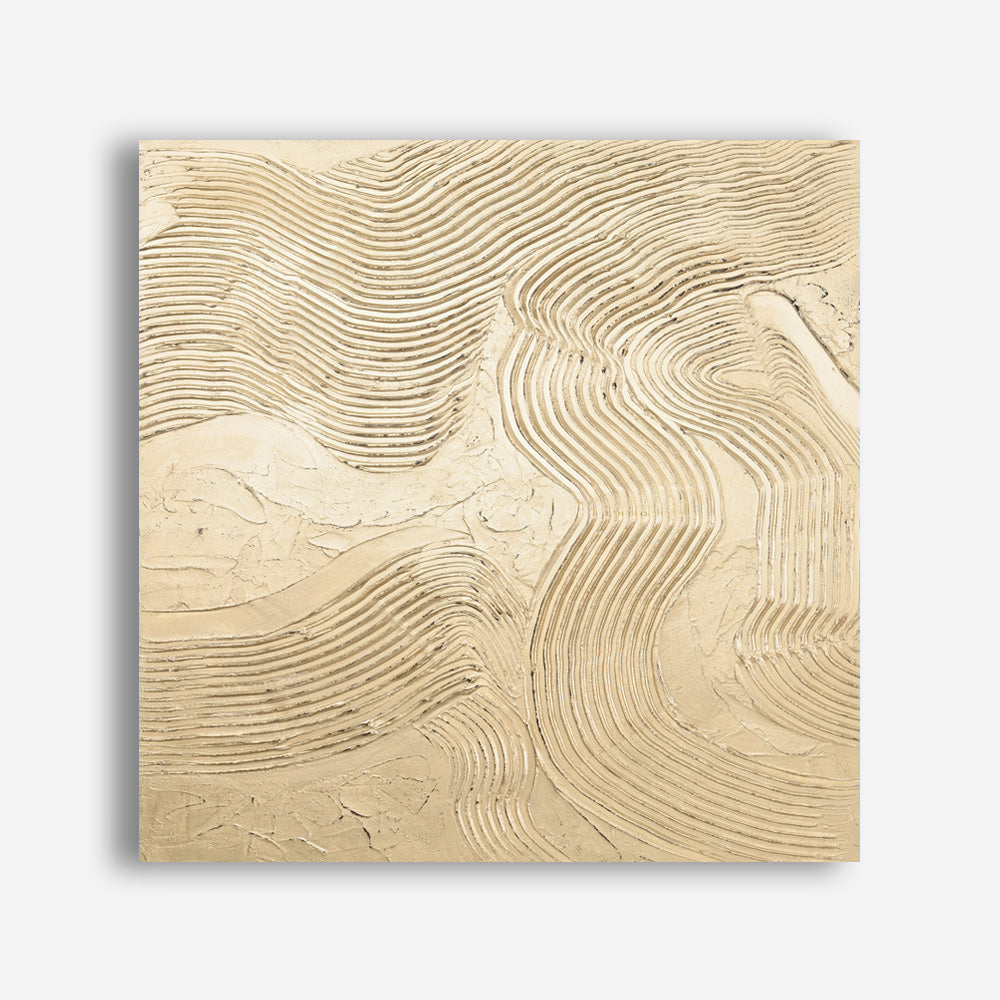 Metallic - Champagne (Square) Canvas Print