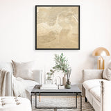 Metallic - Champagne (Square) Art Print