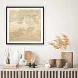 Metallic - Champagne (Square) Art Print