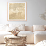 Metallic - Champagne (Square) Art Print