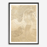 Metallic - Champagne Art Print