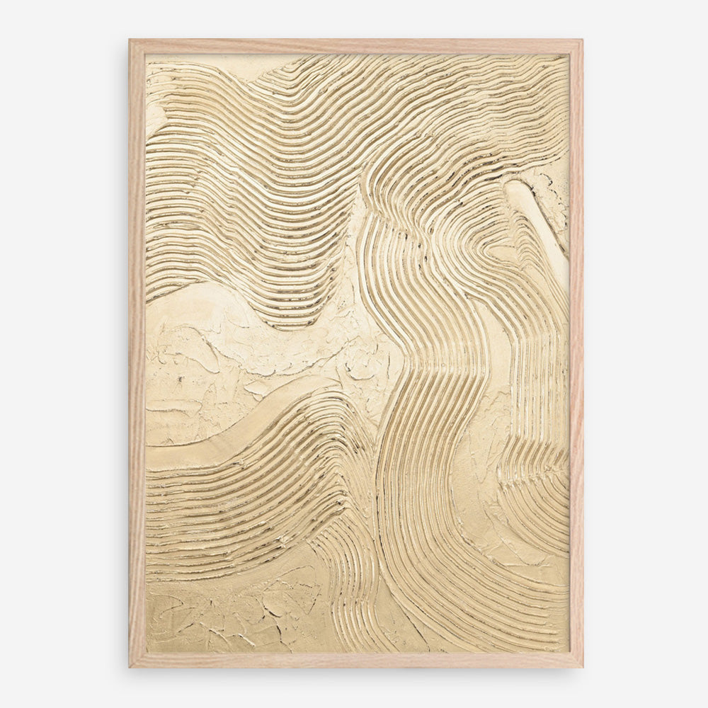 Metallic - Champagne Art Print