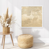 Metallic - Champagne (Square) Art Print