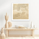 Metallic - Champagne (Square) Art Print