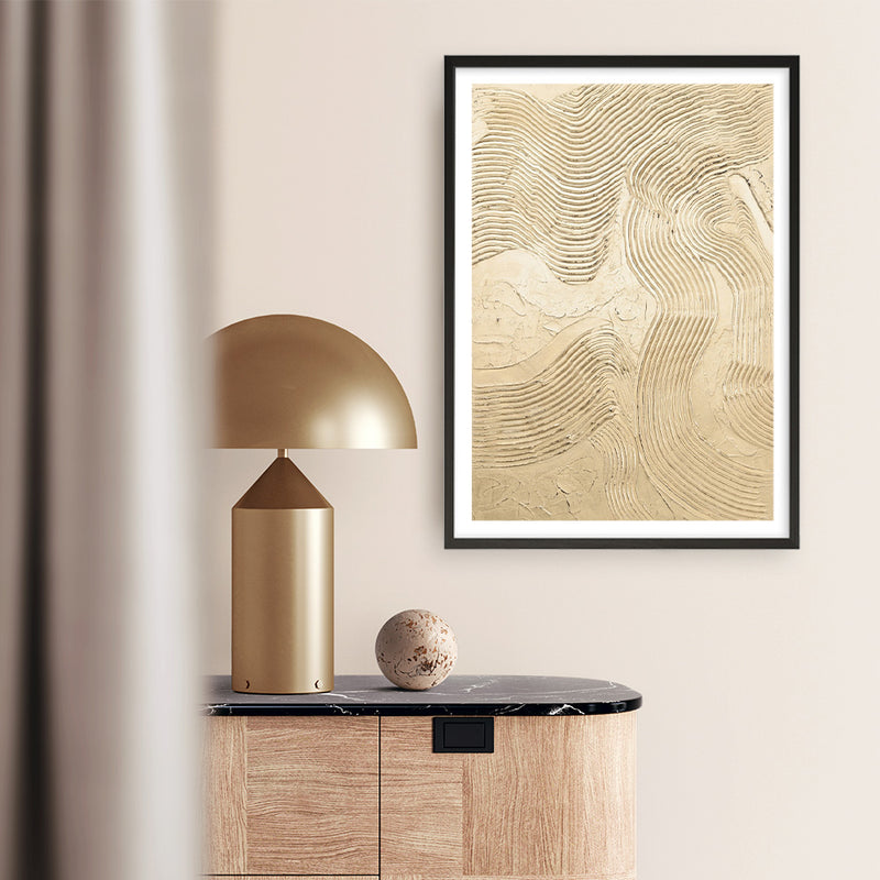 Metallic - Champagne Art Print