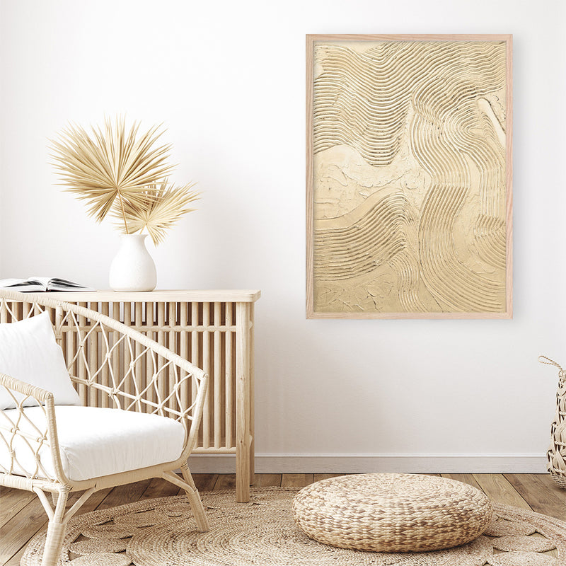 Metallic - Champagne Art Print