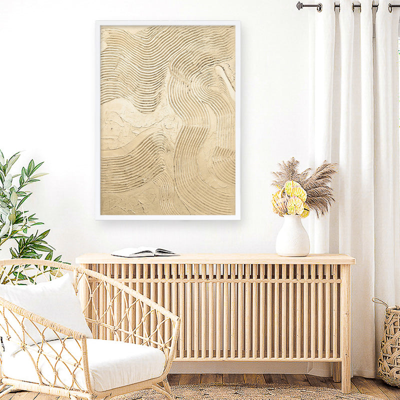 Metallic - Champagne Art Print