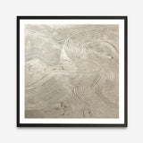 Metallic - Silver (Square) Art Print
