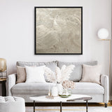 Metallic - Silver (Square) Canvas Print