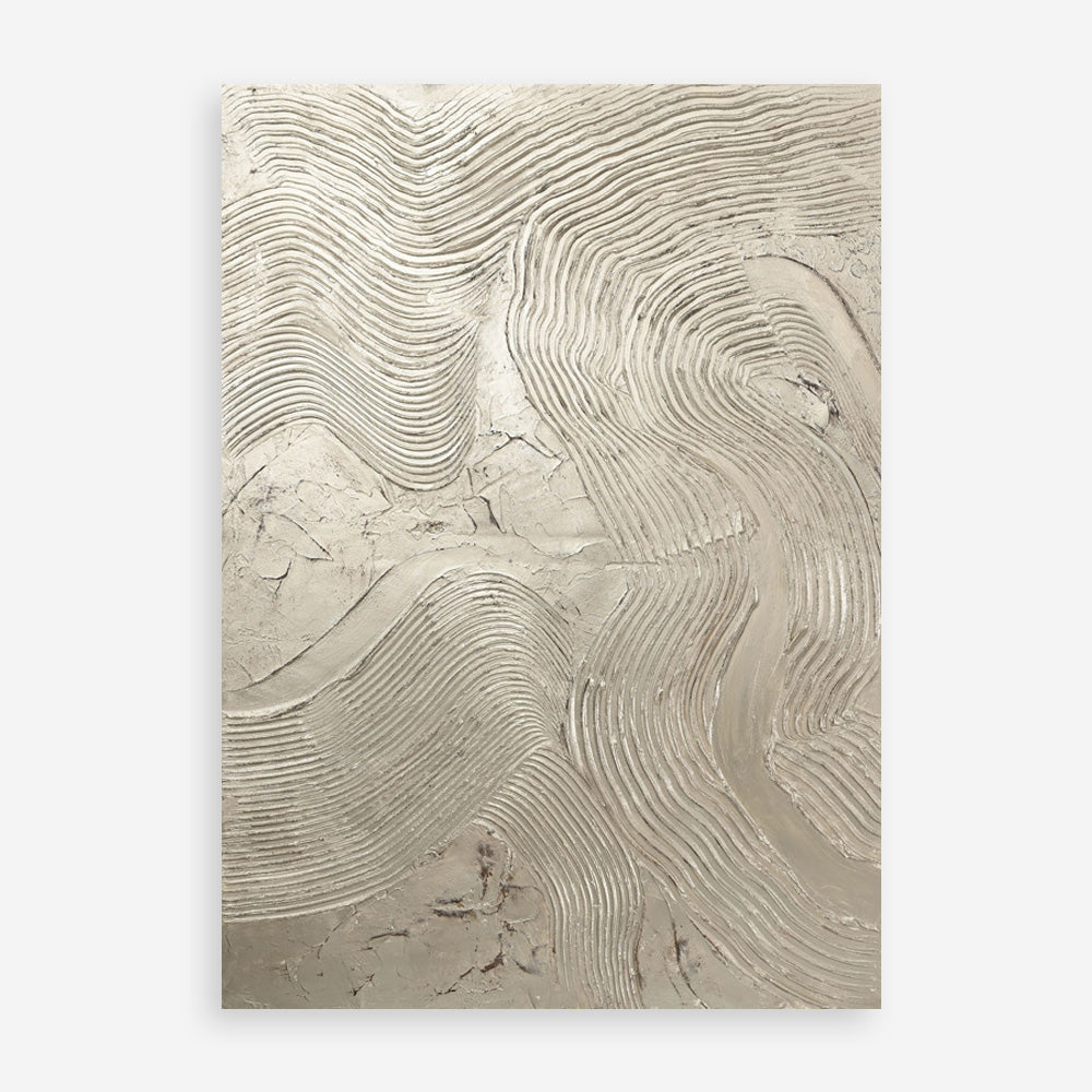 Metallic - Silver Art Print