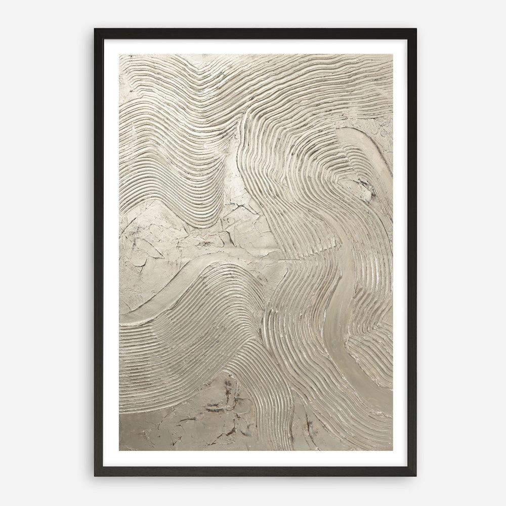 Metallic - Silver Art Print