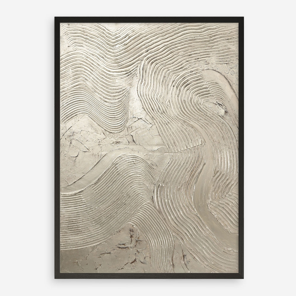 Metallic - Silver Art Print