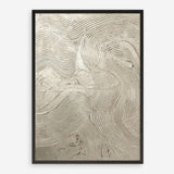 Metallic - Silver Art Print