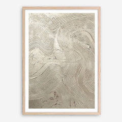Metallic - Silver Art Print