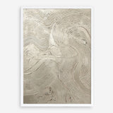 Metallic - Silver Art Print