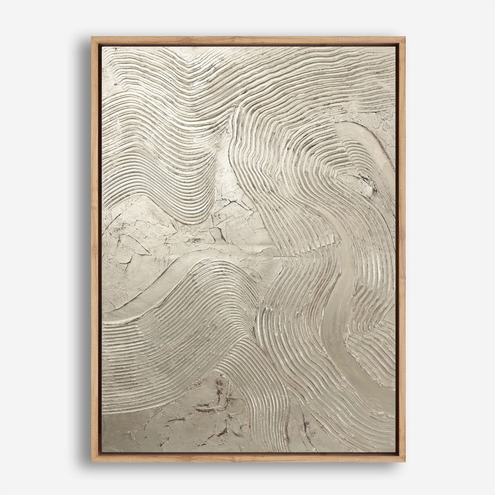 Metallic - Silver Canvas Print