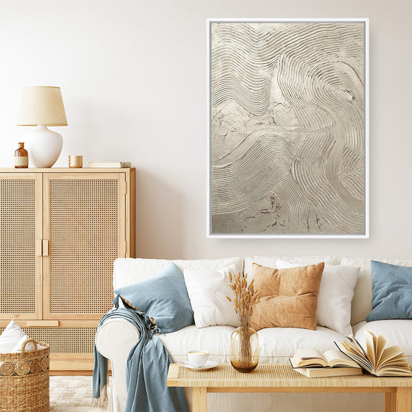 Metallic - Silver Canvas Print