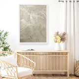 Metallic - Silver Art Print