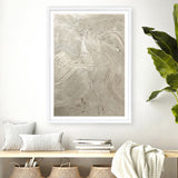 Metallic - Silver Art Print