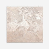 Metallic - Rose (Square) Art Print