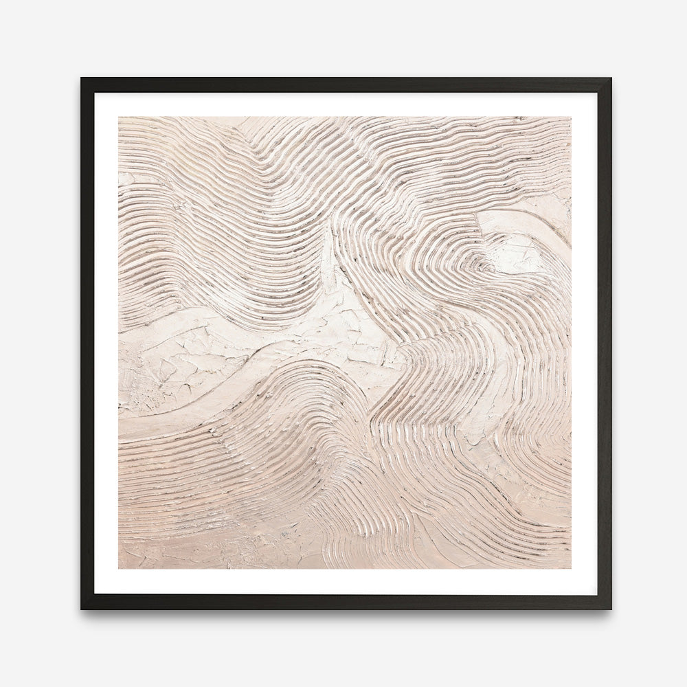 Metallic - Rose (Square) Art Print