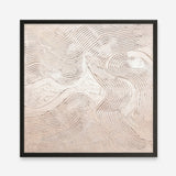 Metallic - Rose (Square) Art Print