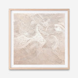 Metallic - Rose (Square) Art Print