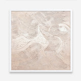 Metallic - Rose (Square) Art Print
