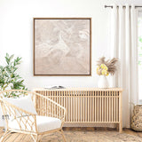 Metallic - Rose (Square) Canvas Print