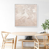 Metallic - Rose (Square) Canvas Print