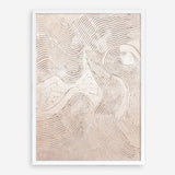 Metallic - Rose Art Print