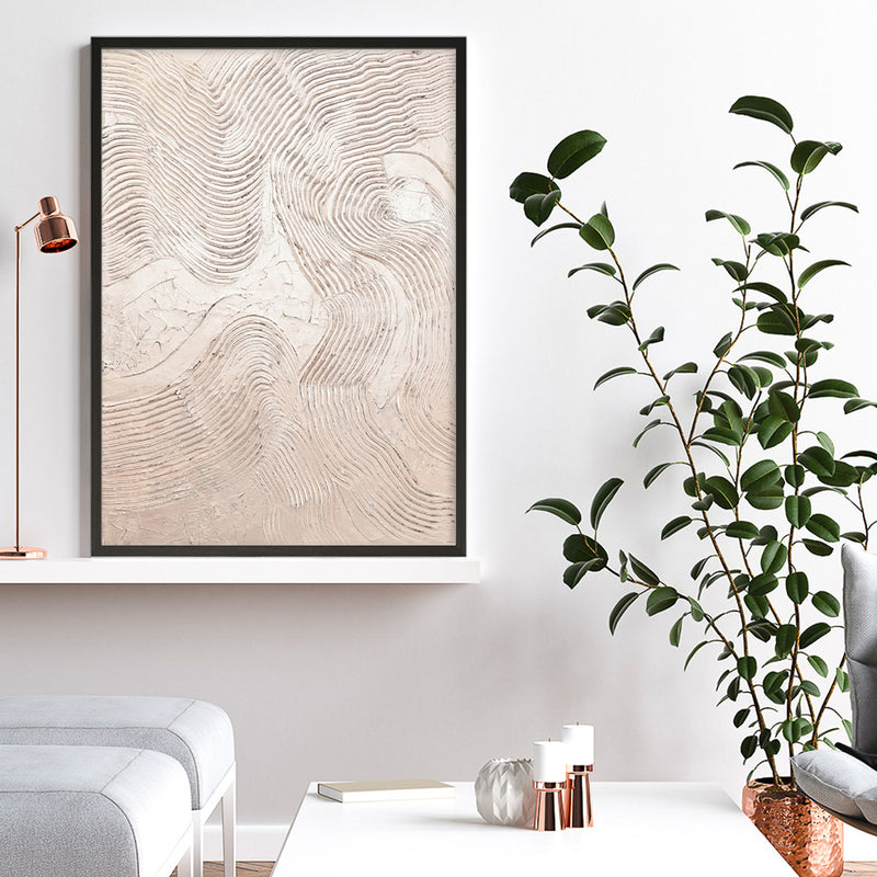 Metallic - Rose Art Print