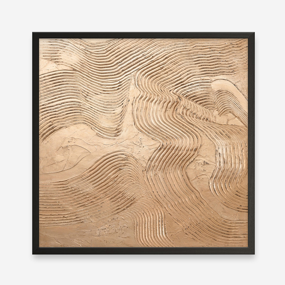 Metallic - Copper (Square) Art Print