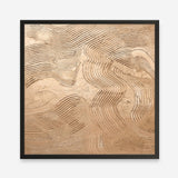 Metallic - Copper (Square) Art Print