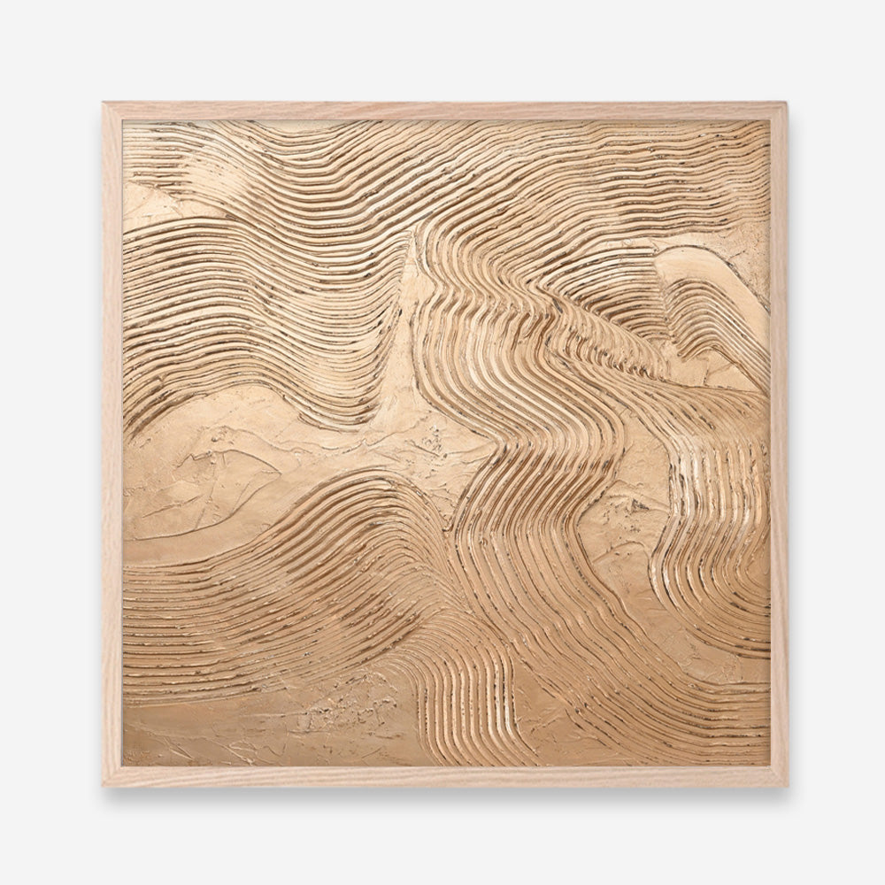 Metallic - Copper (Square) Art Print