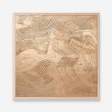 Metallic - Copper (Square) Art Print