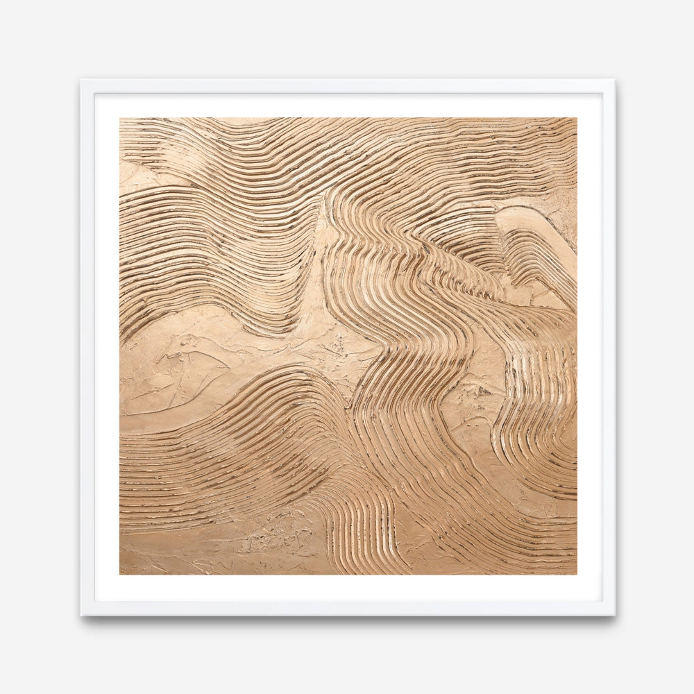 Metallic - Copper (Square) Art Print