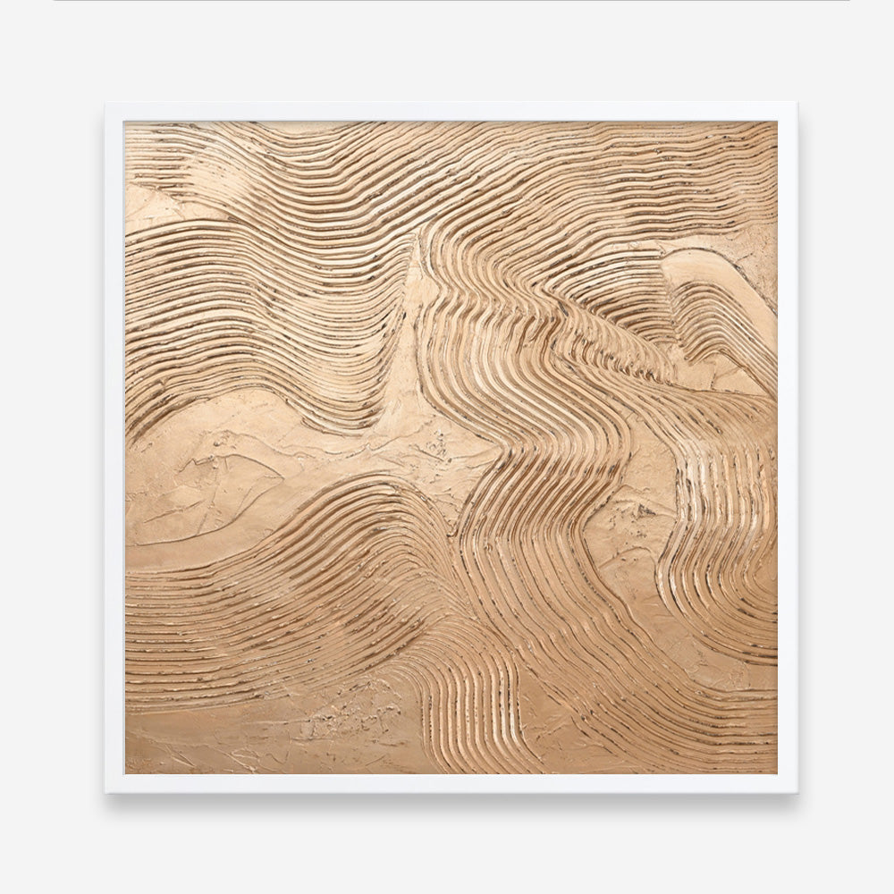 Metallic - Copper (Square) Art Print