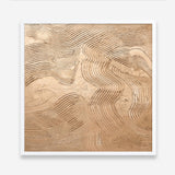 Metallic - Copper (Square) Art Print