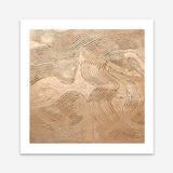 Metallic - Copper (Square) Art Print