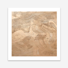 Metallic - Copper (Square) Art Print