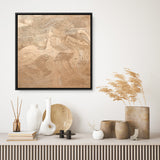 Metallic - Copper (Square) Canvas Print