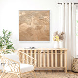 Metallic - Copper (Square) Canvas Print